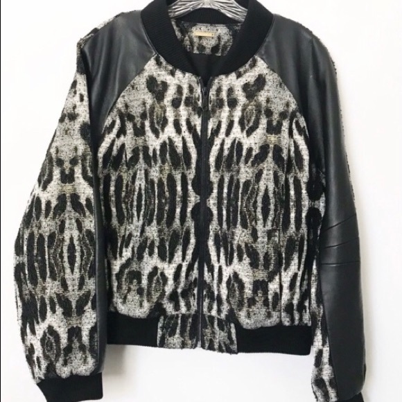 Rebecca Minkoff Concord Bomber Jacket Large - Picture 1 of 9